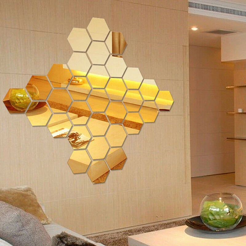 Hexagon Decorative Mirrors