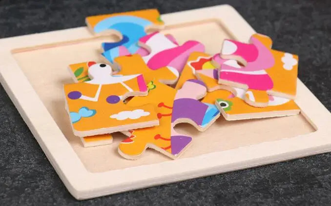 3D Wooden Jigsaw Puzzles