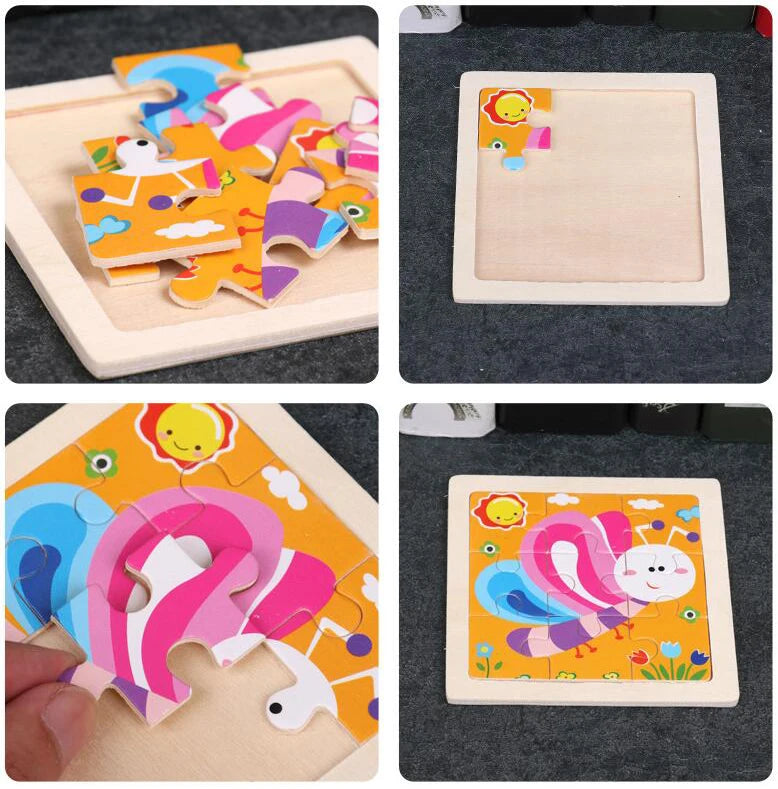 3D Wooden Jigsaw Puzzles