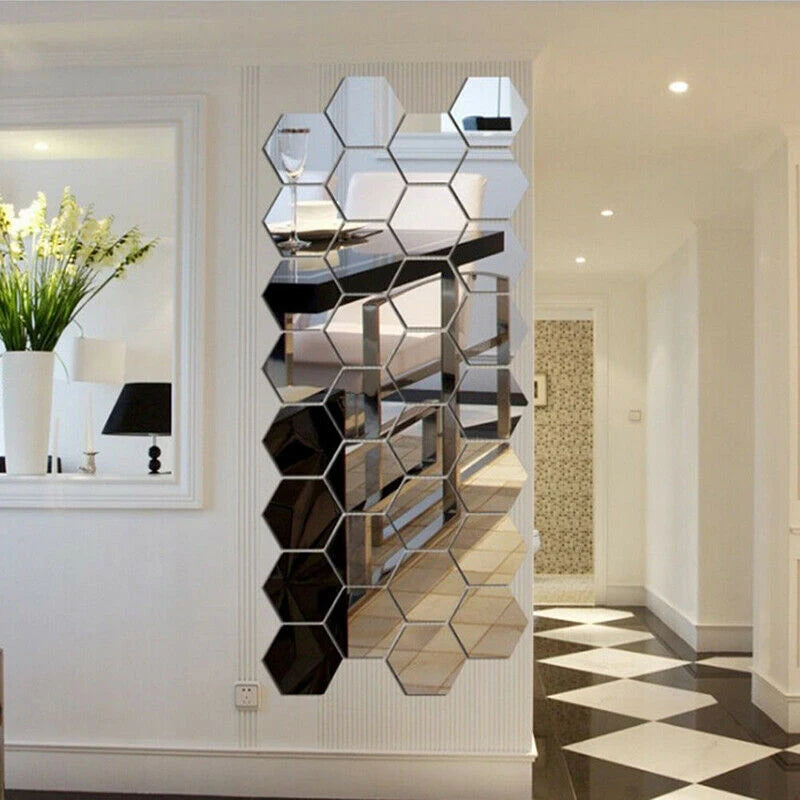 Hexagon Decorative Mirrors