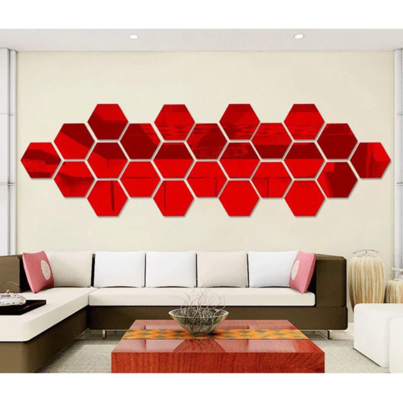 Hexagon Decorative Mirrors