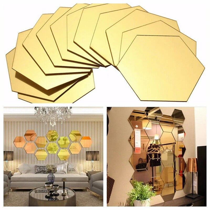 Hexagon Decorative Mirrors