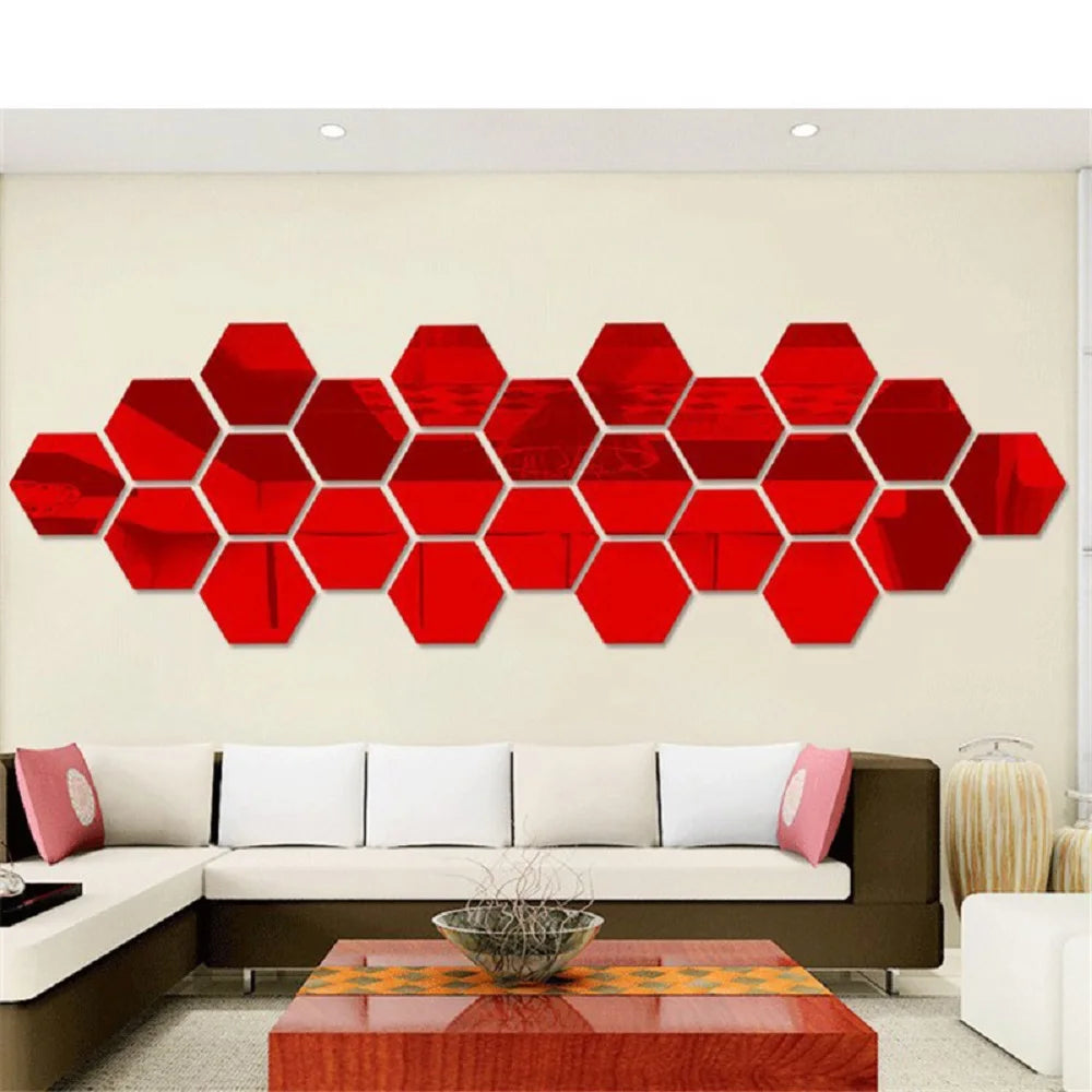 3D Mirror Wall Sticker