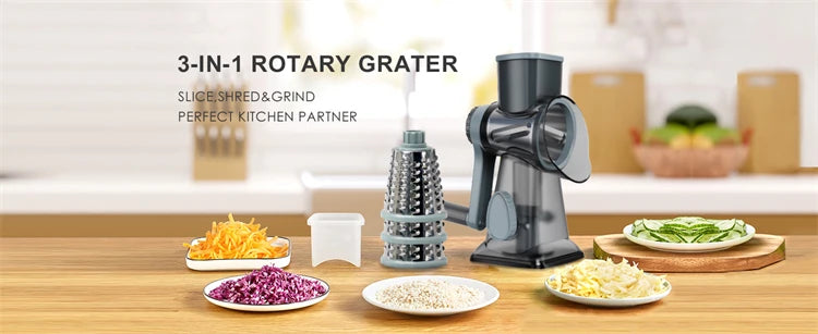 3 in 1 Rotary Grater