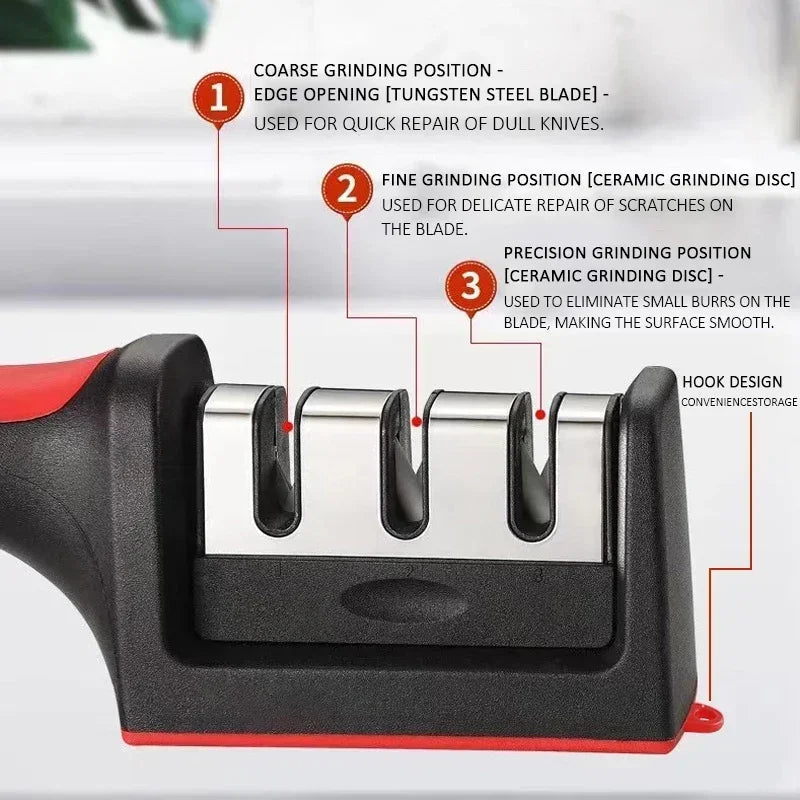 Knife Sharpener with Handle