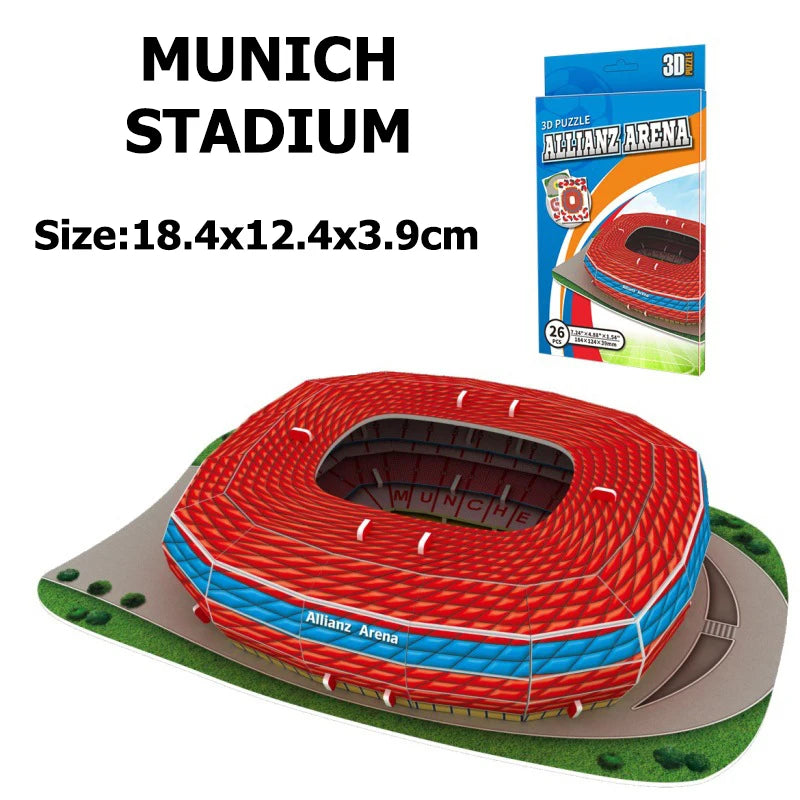 Miniature Football Field 3D Puzzle