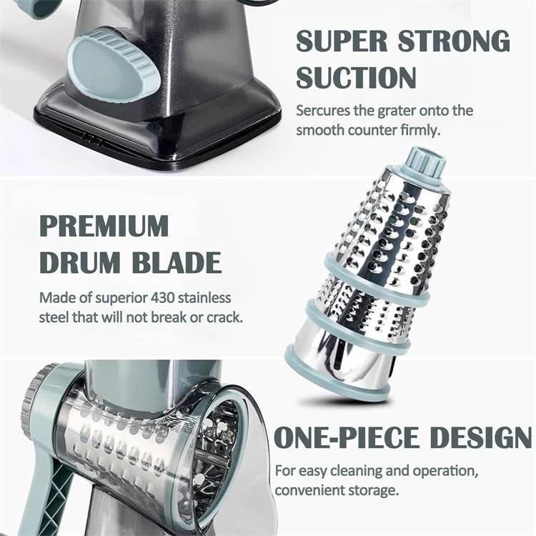 3 in 1 Rotary Grater