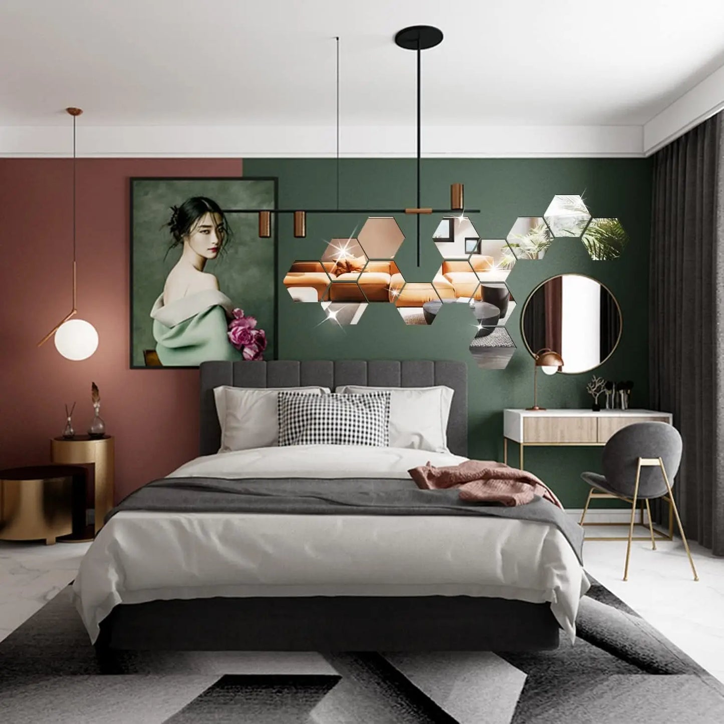 3D Mirror Wall Sticker