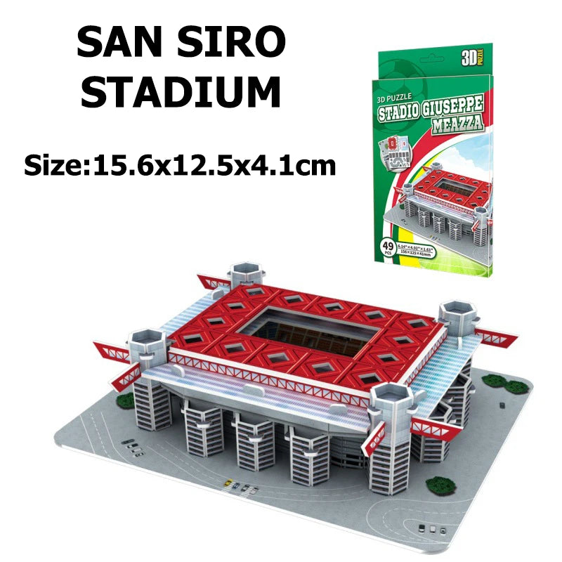 Miniature Football Field 3D Puzzle