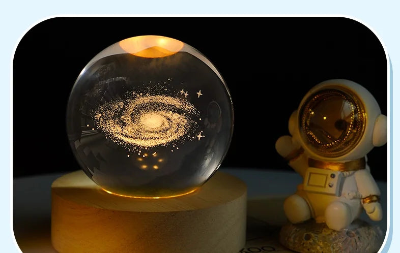 3D Creative Planet Crystal Ball