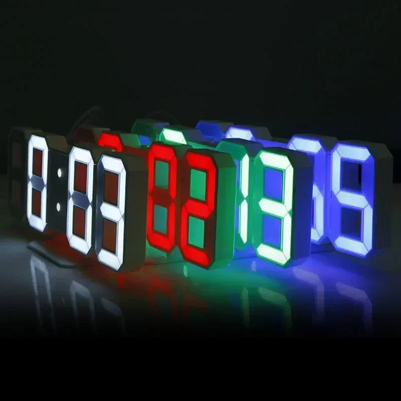 Alarm 3D Clock LED Digital