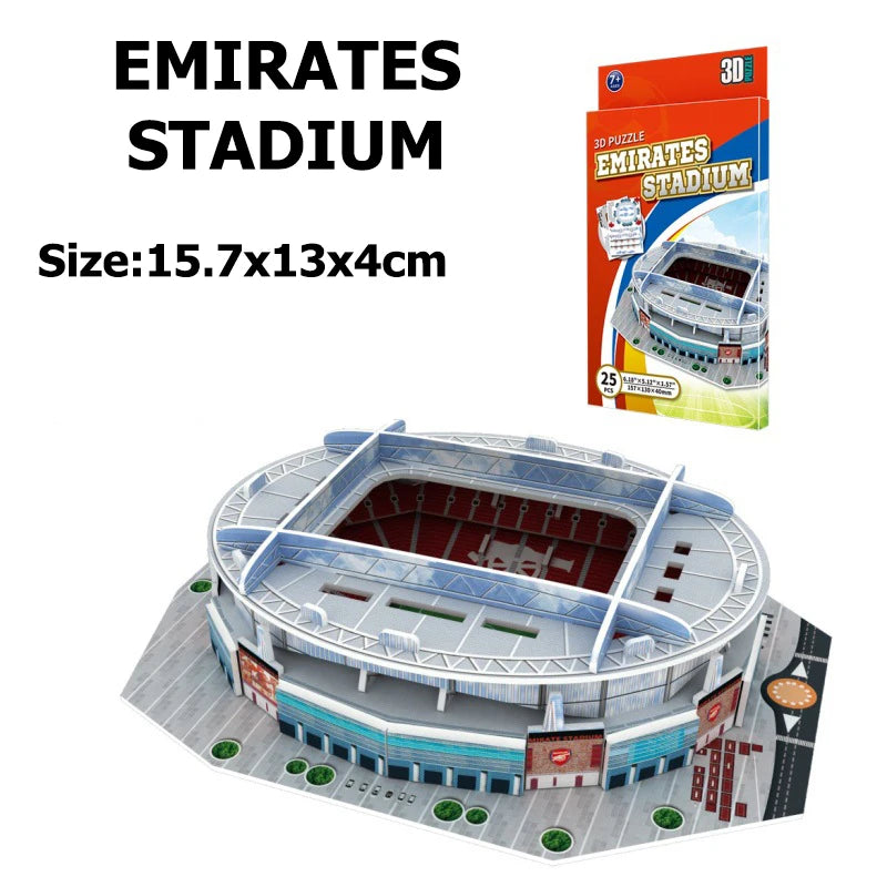 Miniature Football Field 3D Puzzle