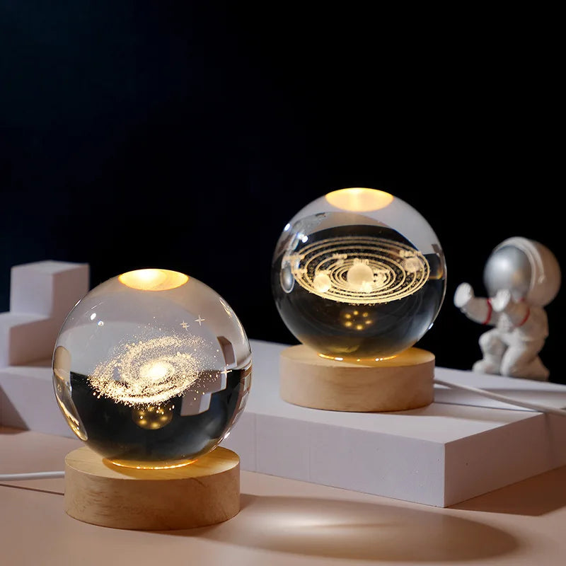 3D Creative Planet Crystal Ball