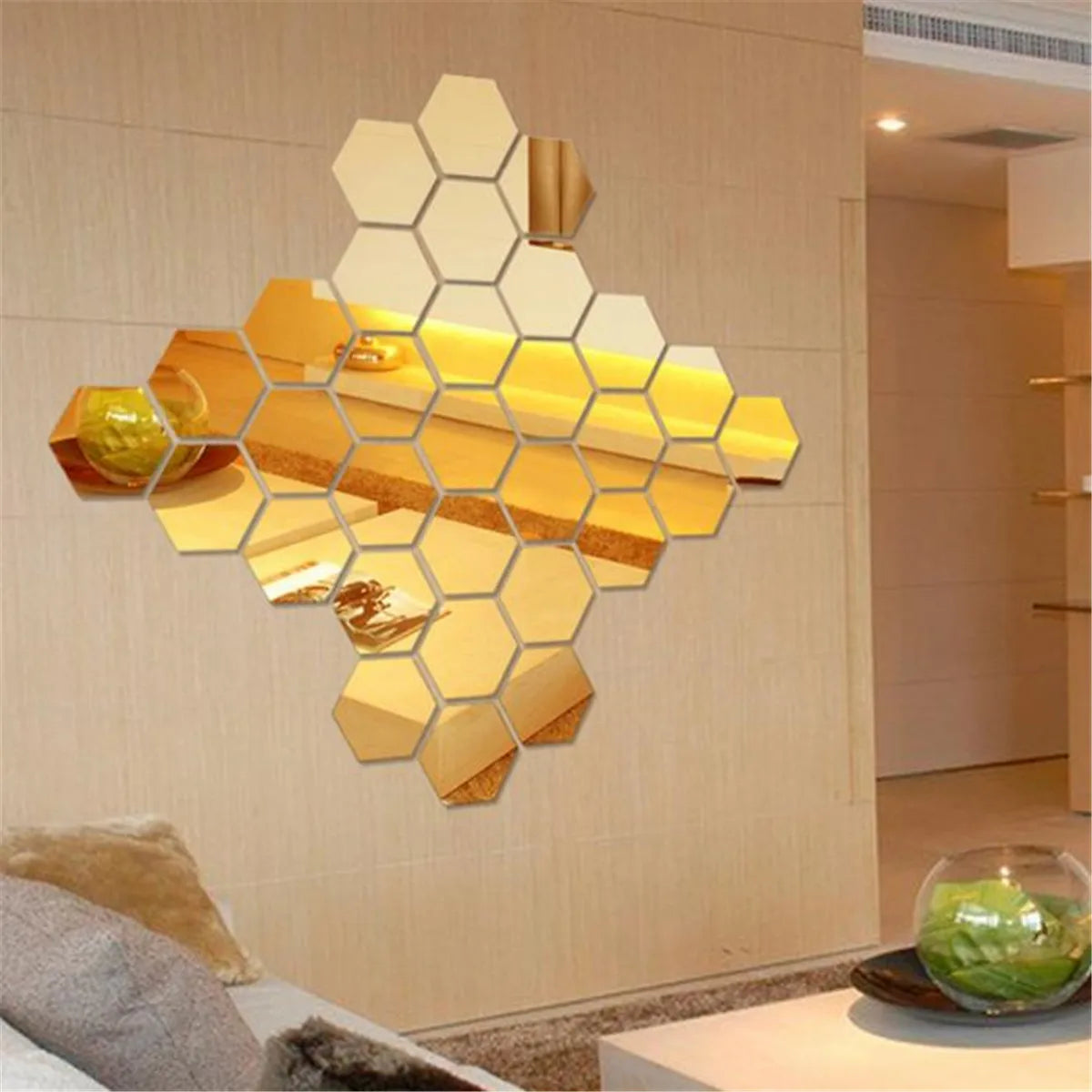 3D Mirror Wall Sticker