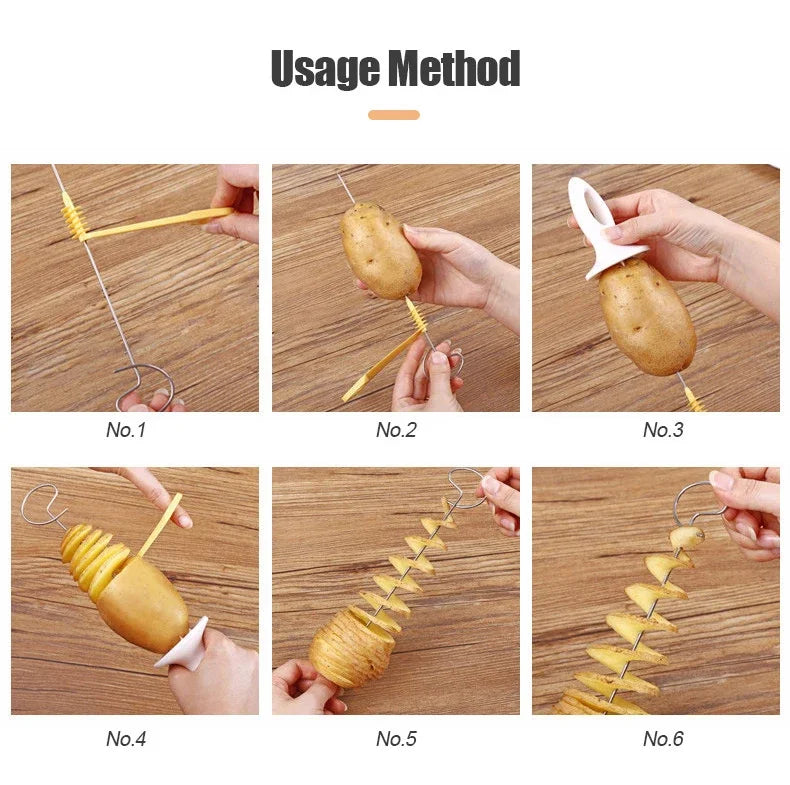 Potato Spiral Cutter