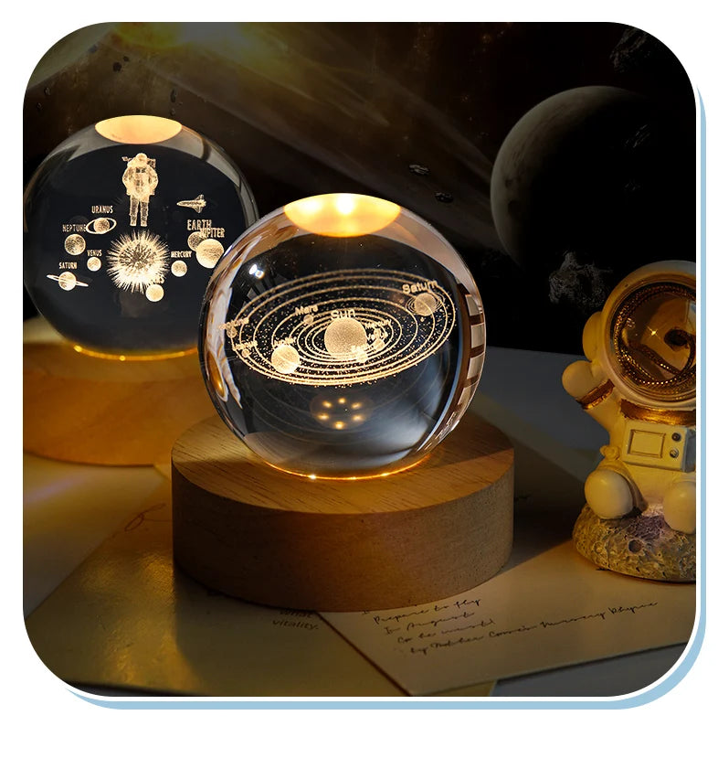 3D Creative Planet Crystal Ball