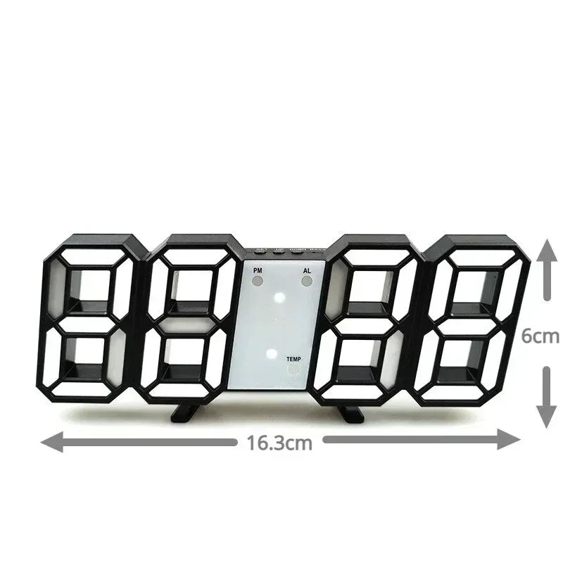 Alarm 3D Clock LED Digital