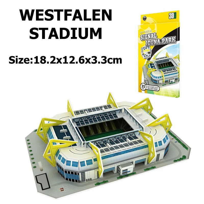 Miniature Football Field 3D Puzzle