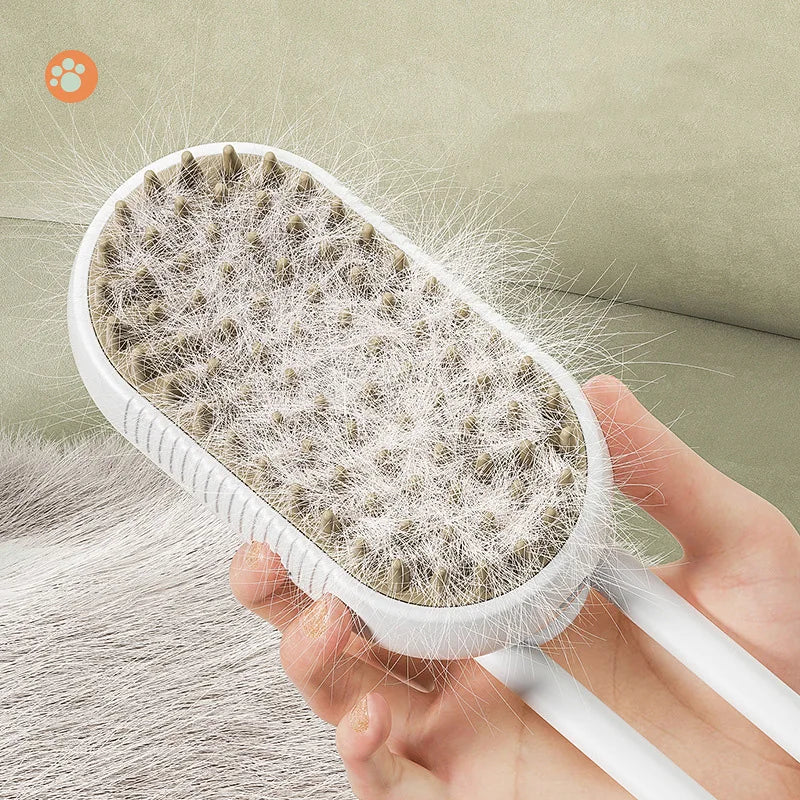 3 In 1  Electric Pets Steam Brush