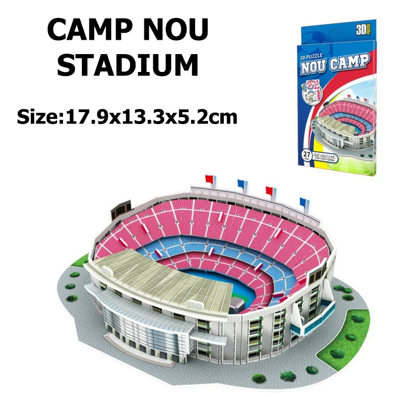 Miniature Football Field 3D Puzzle