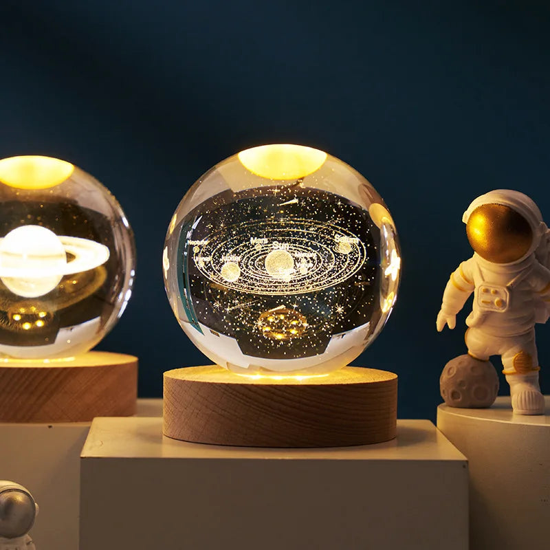 3D Creative Planet Crystal Ball